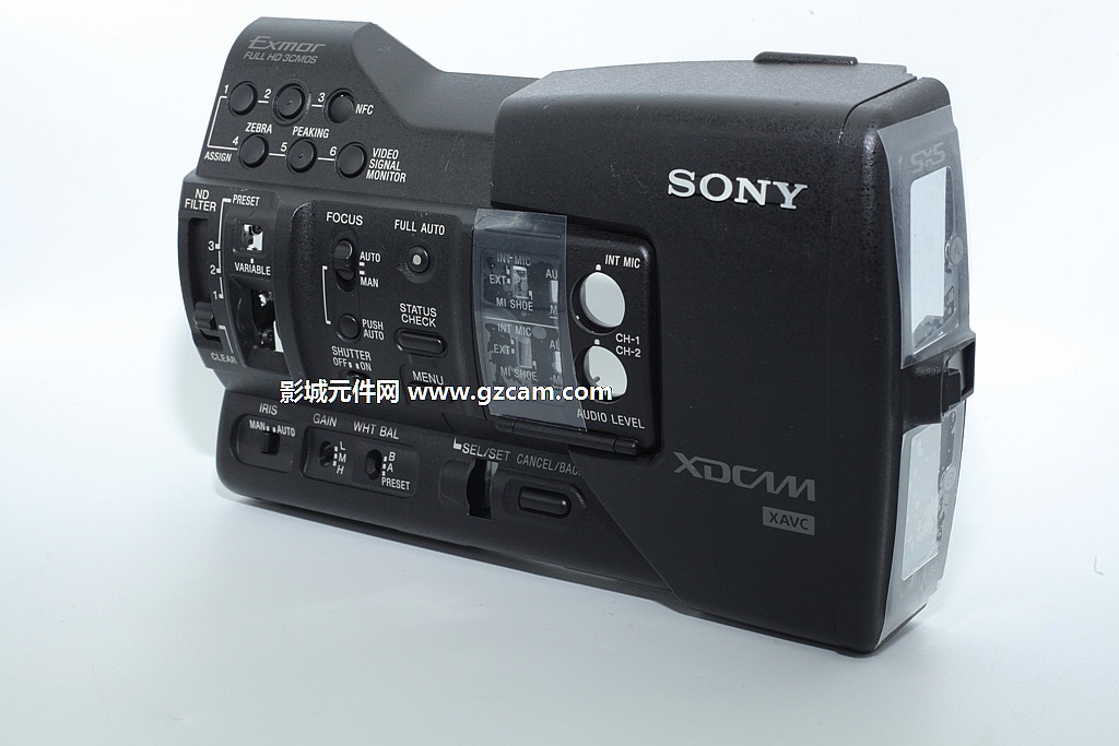 sonyxdcam摄像机说明书,索尼xdcam摄像机说明书 产品展示索尼sonycameracabinet索尼pxwx160pxwx180xdcam摄像机左侧
